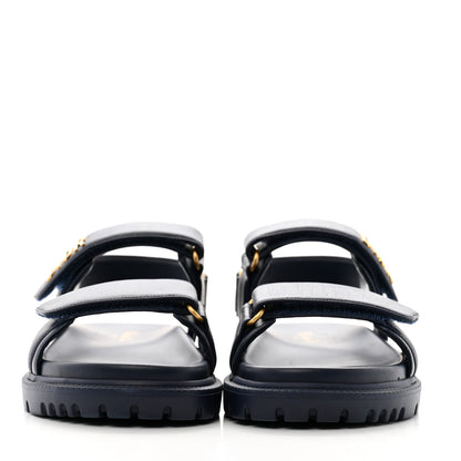 Christian Dior Lambskin Dioract 10mm Sandals 37 Pastel Night 3 of 10