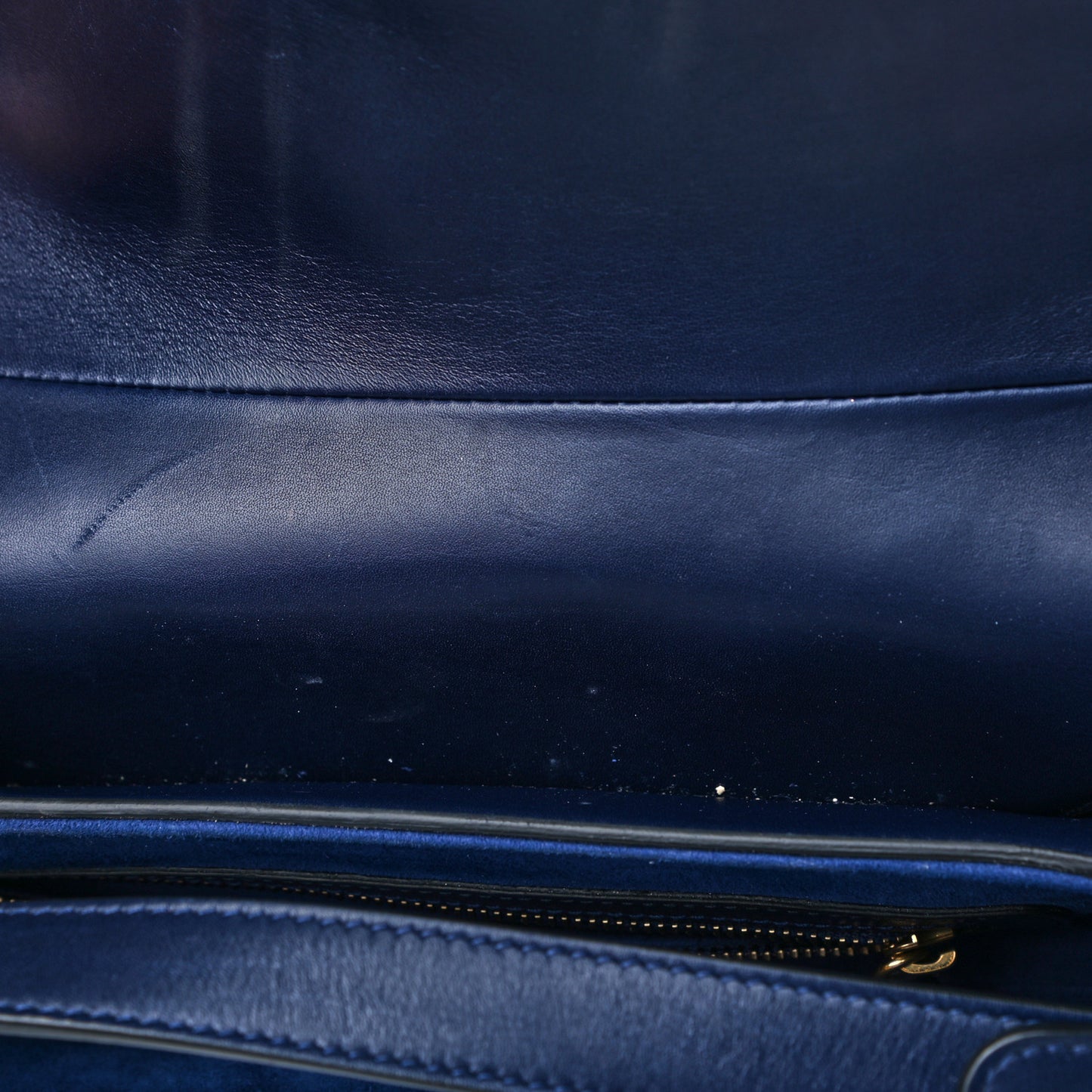 Calfskin Saddle Bag Blue