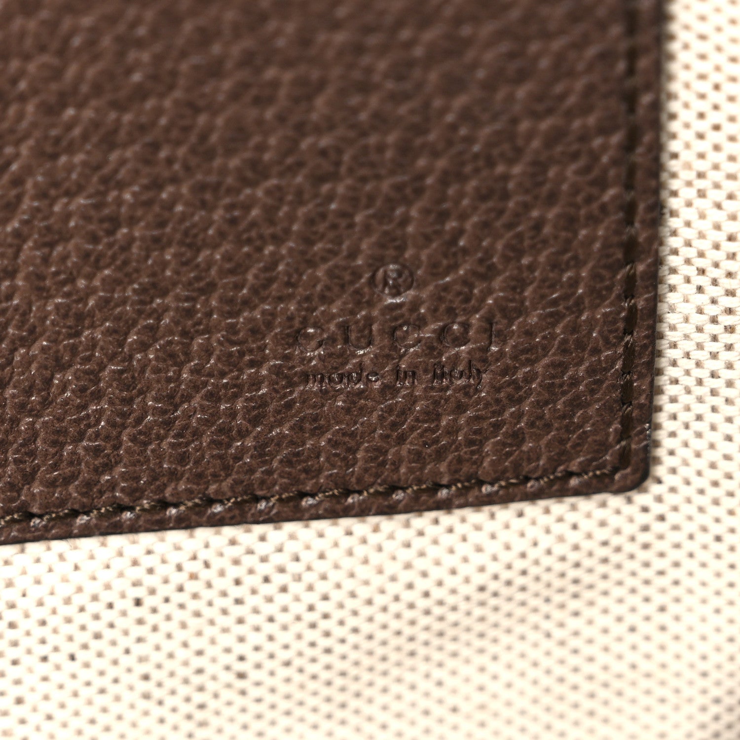 Gucci GG Supreme Monogram Courrier Documents Holder Beige New Acero 6 of 7