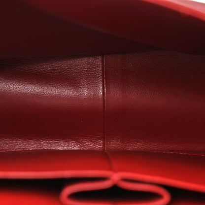 Chanel Caviar Quilted Jumbo Double Flap Dark Red 5 of 12