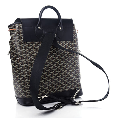 Goyard Goyardine Calfskin Alpin MM Backpack Black 3 of 10