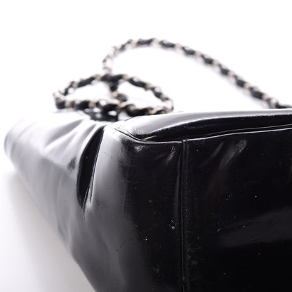 Chanel Patent Perforated CC Tote Black 16 of 16
