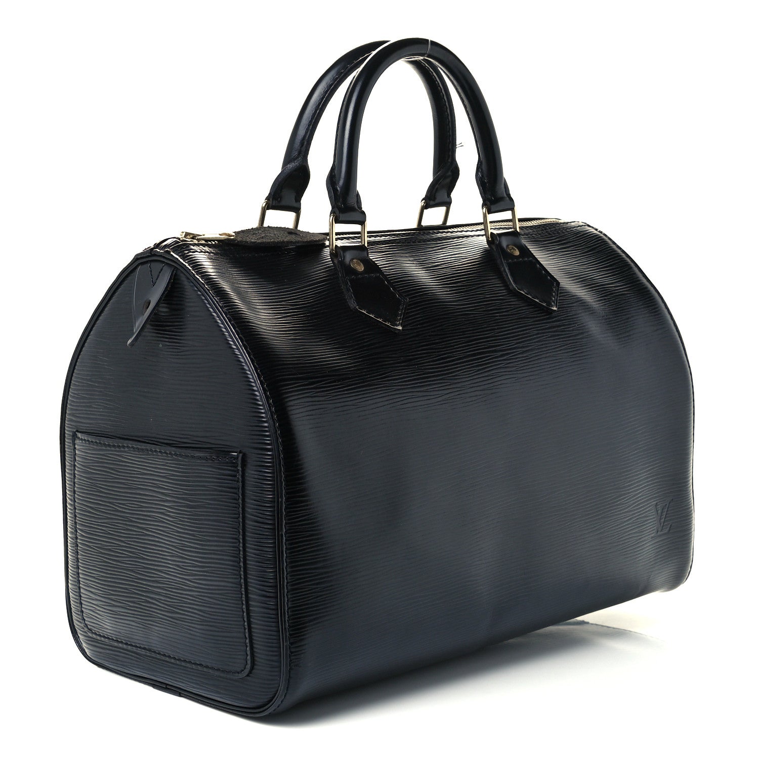 Louis Vuitton Epi Speedy 30 Black 3 of 12