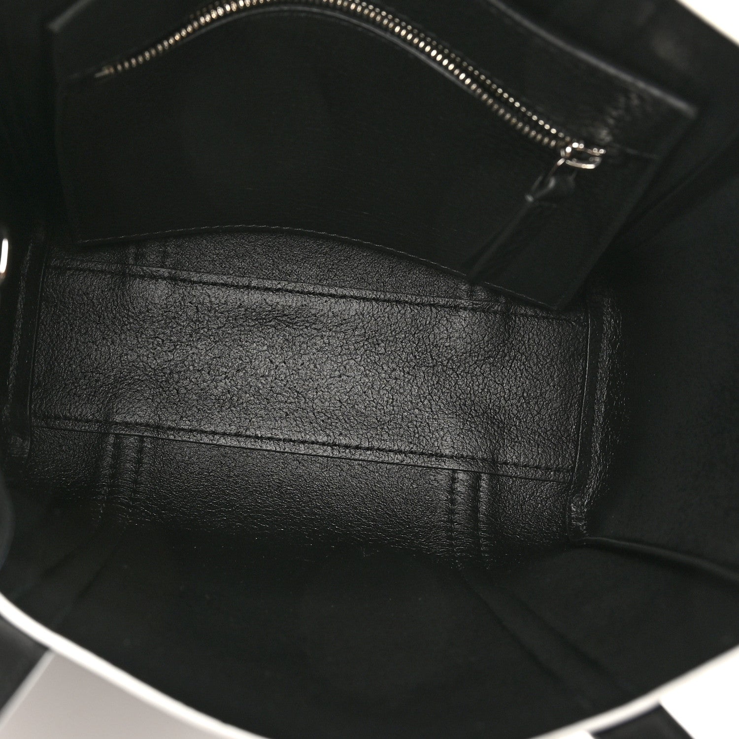 Balenciaga Smooth Calfskin Logo Double Sided XXS Everyday Tote Black White 5 of 9