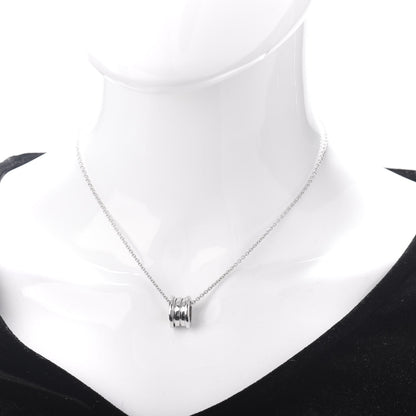 Bulgari 18K White Gold B.Zero1 Pendant Necklace 2 of 4