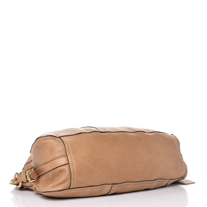 Prada Cervo Deerskin Shopping Satchel Naturale 5 of 16
