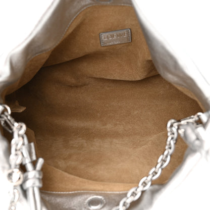 Loewe Metallic Nappa Donut Chain Flamenco Knot Silver 5 of 10