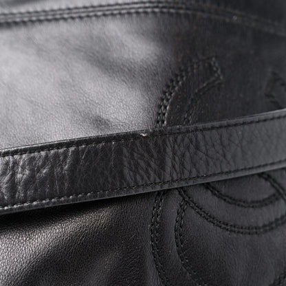 Chanel Calfskin CC Shoulder Bag Black 15 of 15
