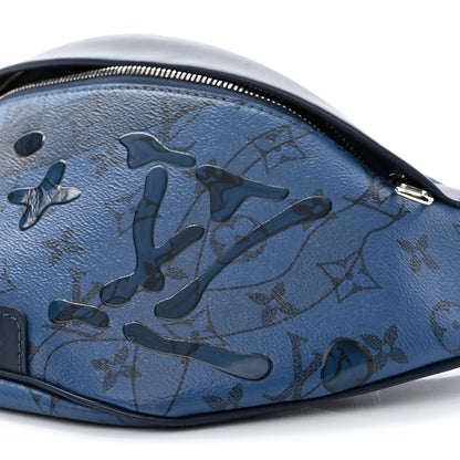 Louis Vuitton Monogram Aquagarden Discovery Bumbag Abyss Blue 9 of 9