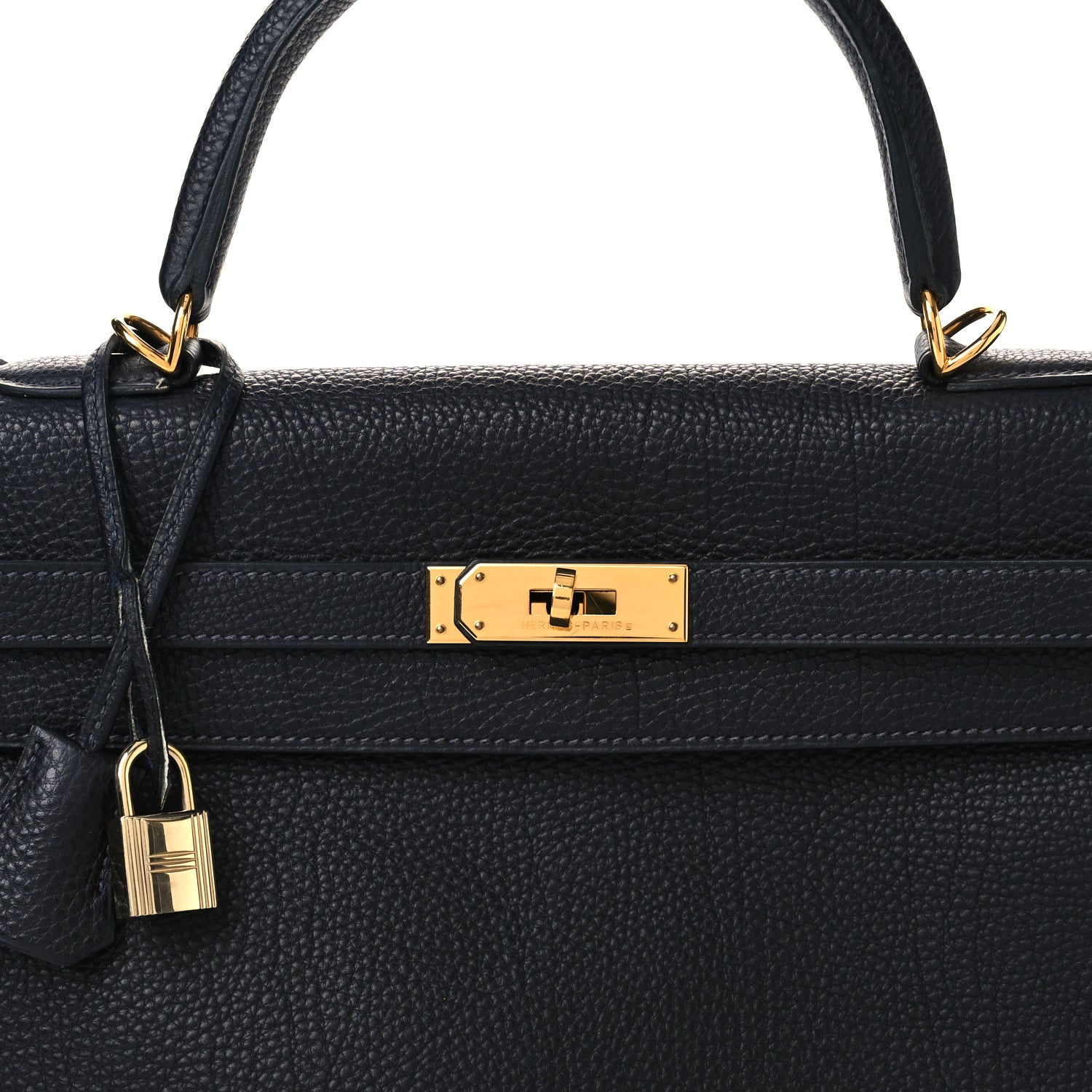 Hermes Fjord Kelly Sellier 35 Bleu Indigo 8 of 18