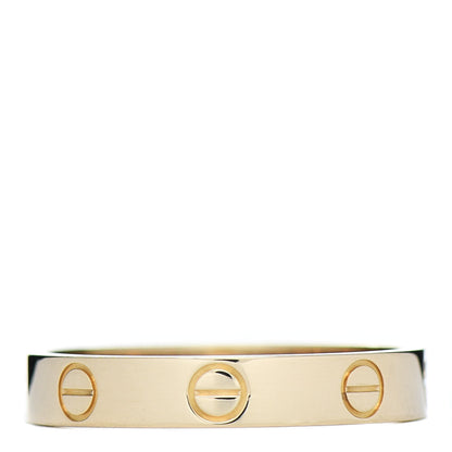 Cartier 18K Yellow Gold 3.5mm LOVE Wedding Band Ring 56 7.5 3 of 4