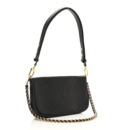 Louis Vuitton Empreinte Monogram Giant Multi Pochette Accessories Black 3 of 10