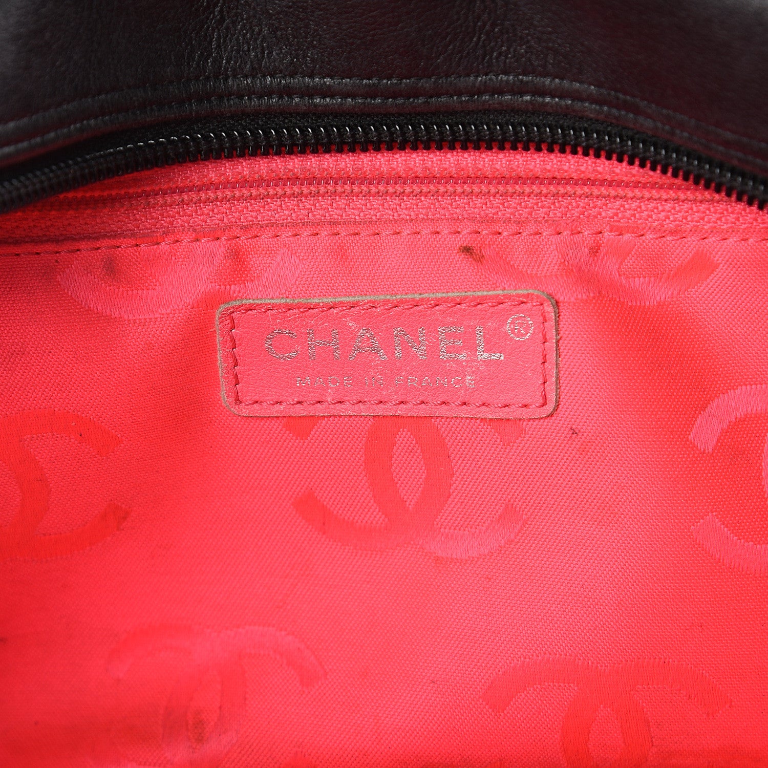 Chanel Calfskin Quilted Large Cambon Bowler Black 5 of 9