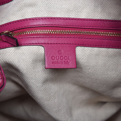 Gucci Vernice Naplack Medium Soho Chain Shoulder Bag Bright Bouganville 6 of 9