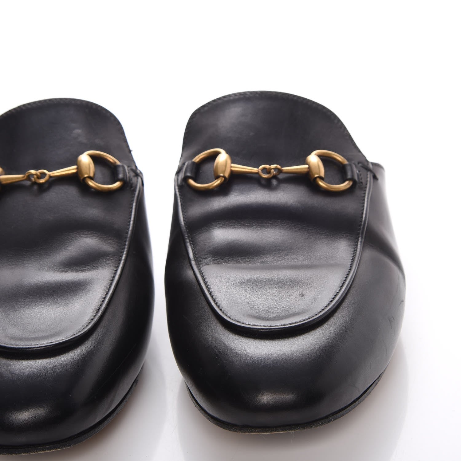 Gucci Calfskin Womens Princetown Slippers 36 Black 10 of 19