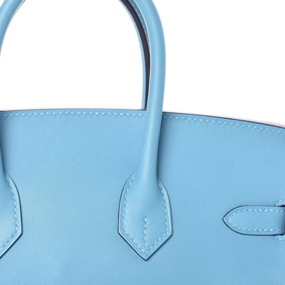 Hermes Swift Birkin 25 Bleu Du Nord 33 of 37
