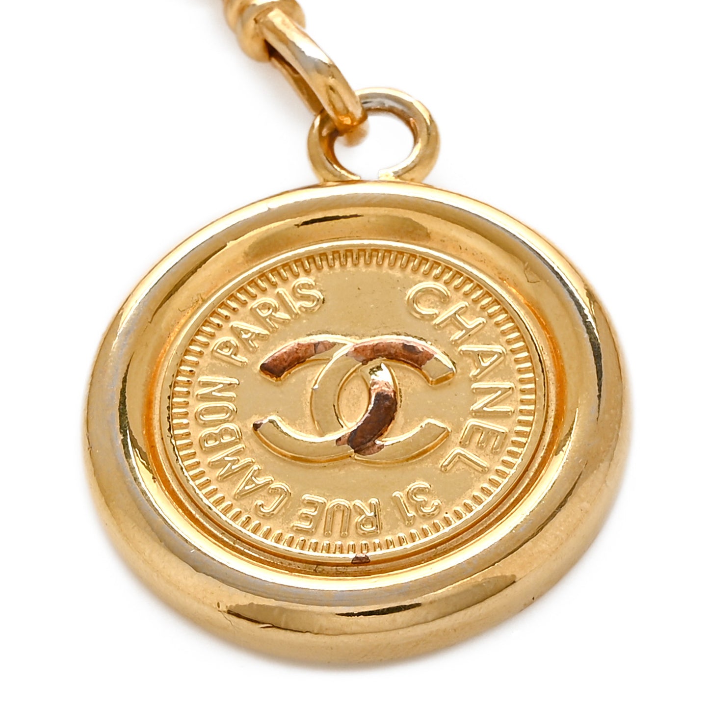 CC Coin Chain Belt Gold