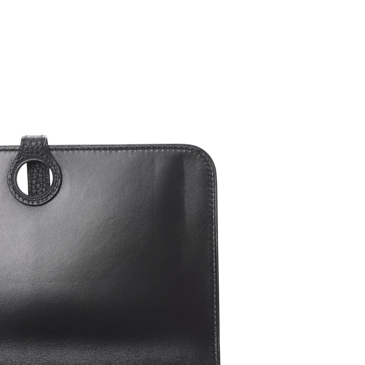 Hermes Togo Dogon Duo Wallet Black 8 of 10