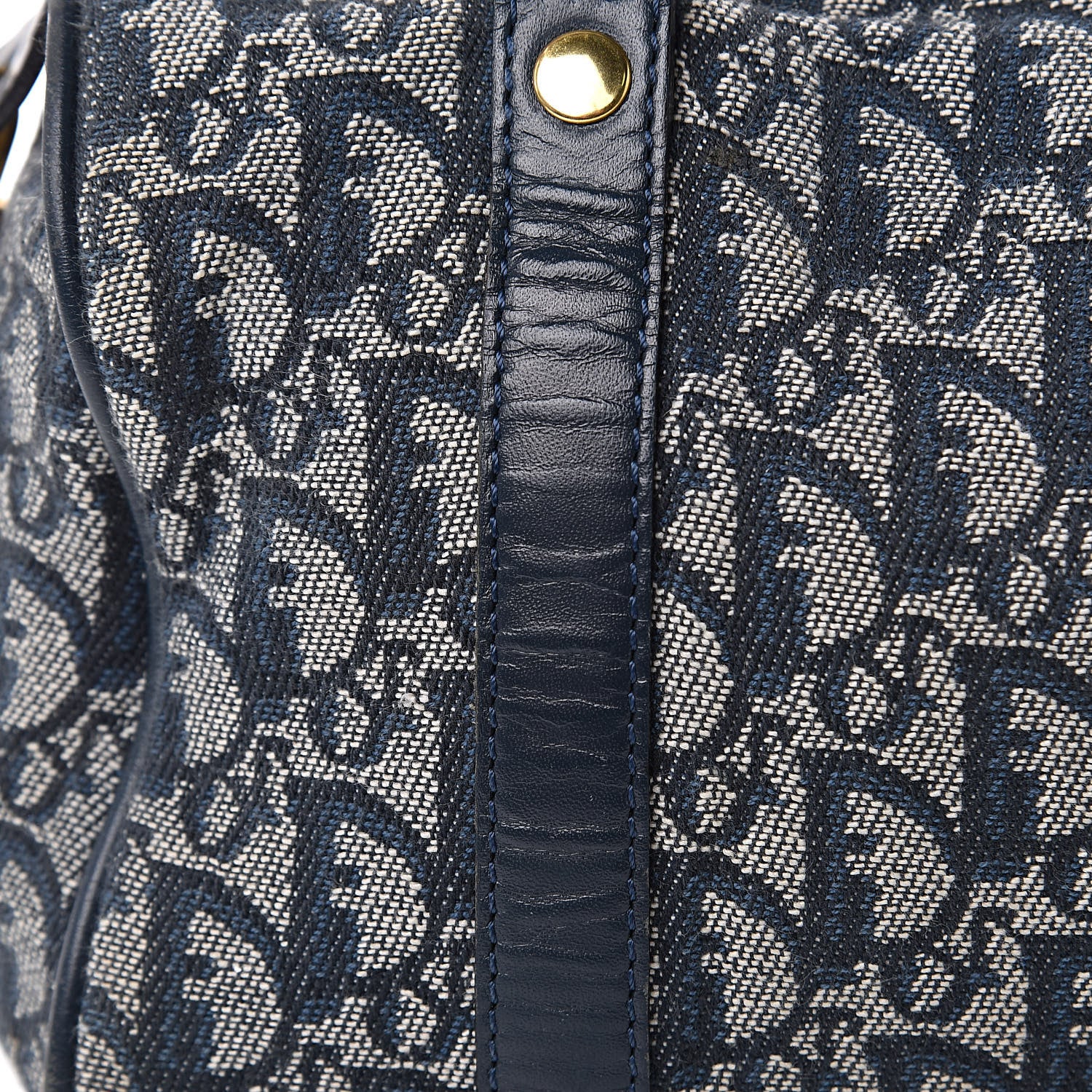 Christian Dior Monogram Boston Navy Blue 15 of 15