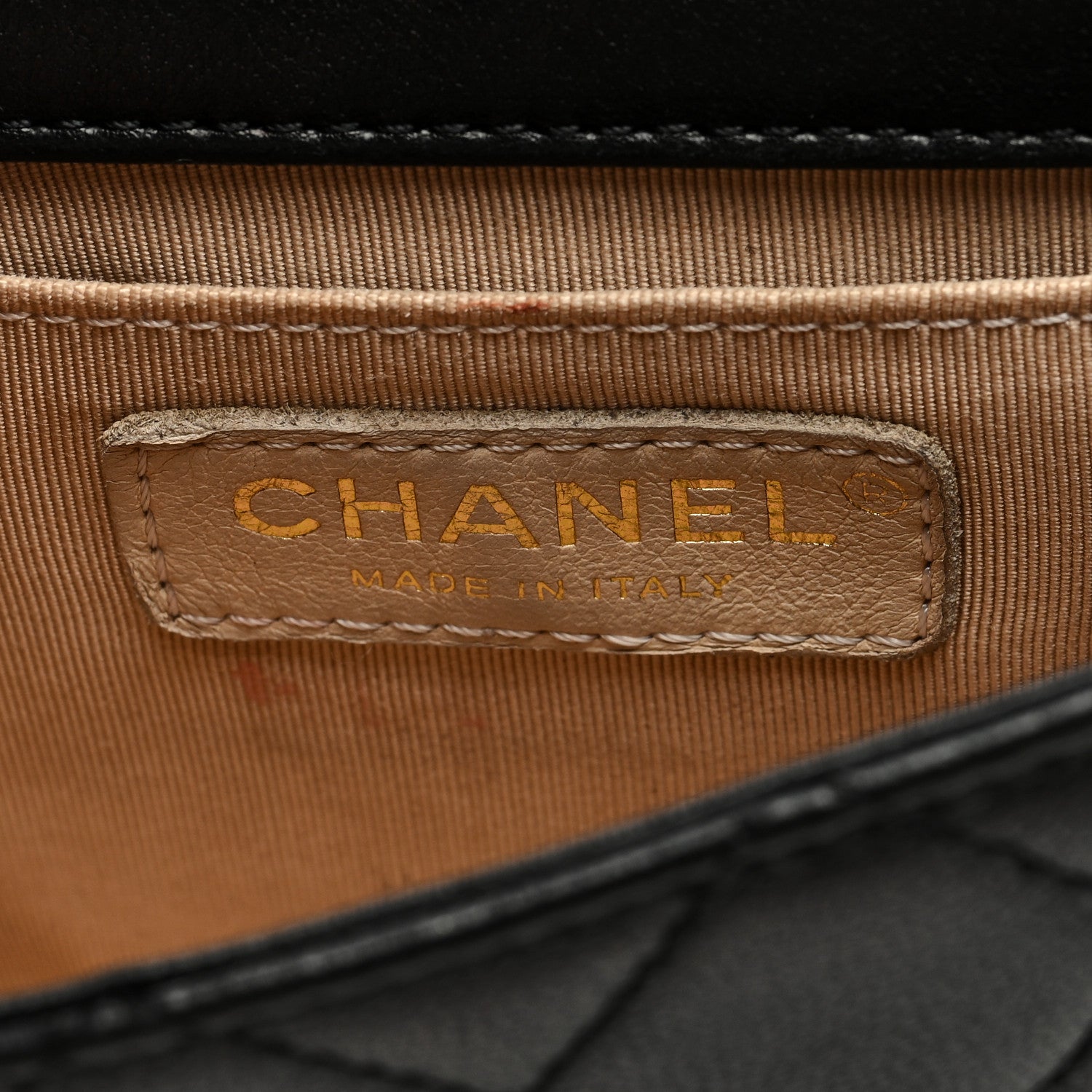 Chanel Goatskin Quilted Chic Pearls Flap Black 6 of 12