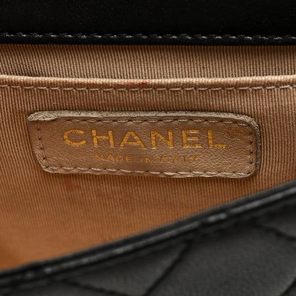 Chanel Goatskin Quilted Chic Pearls Flap Black 6 of 12