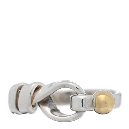 Tiffany Sterling Silver 18K Yellow Gold Loop Ring 49 5 1 of 4