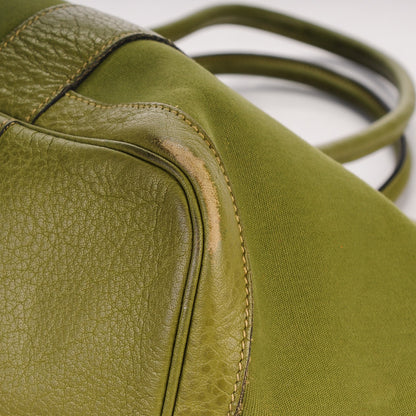 Hermes Toile Buffle Garden Party 36 MM Tote Vert Anis 10 of 11