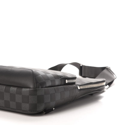 Louis Vuitton Damier Infini Avenue Sling Bag Onyx Silver 7 of 11