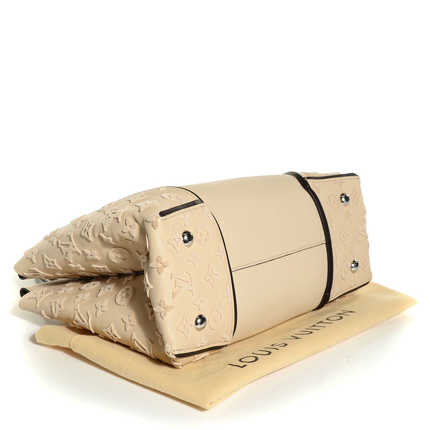 Veau Cachemire Tote W PM Vanille