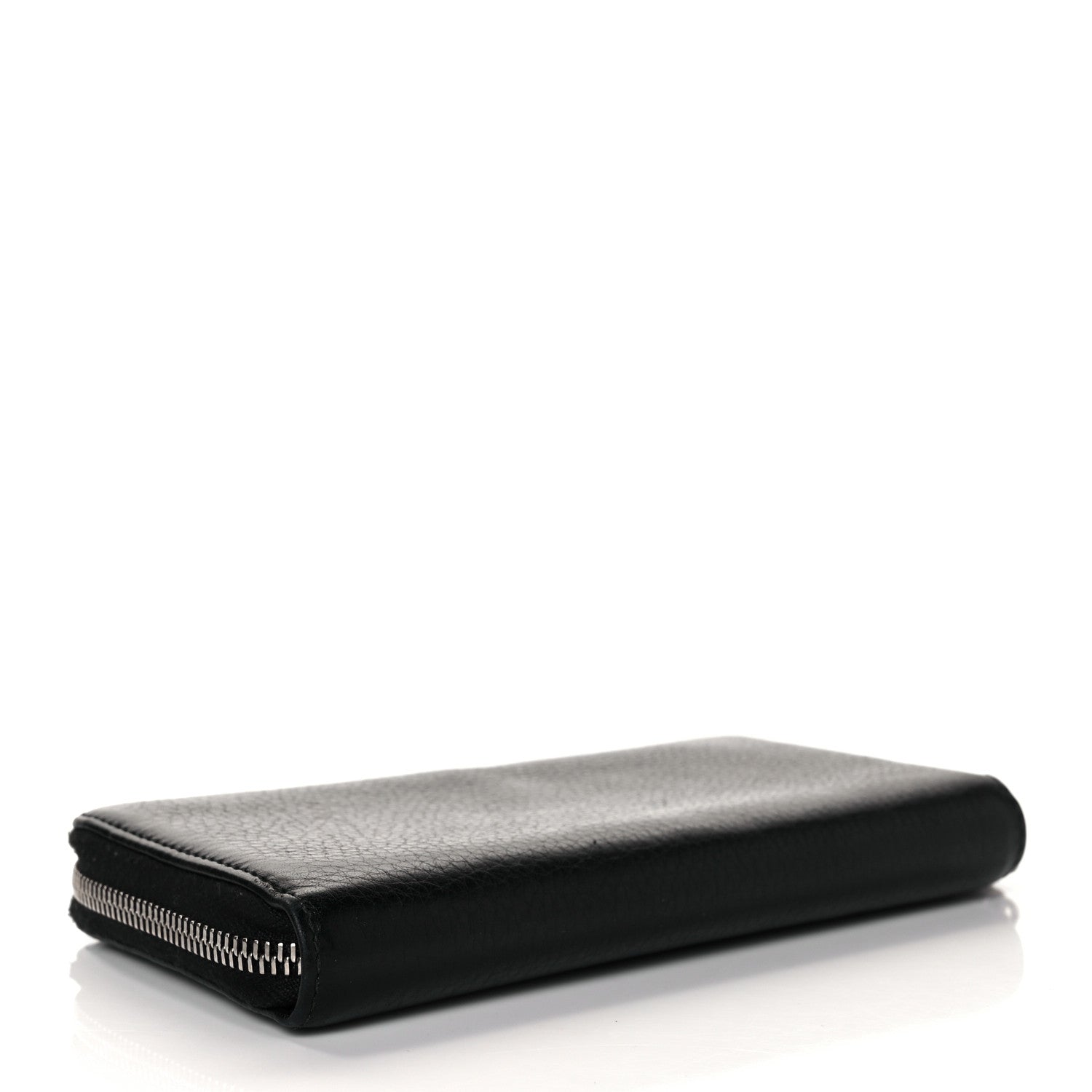 Gucci Pebbled Calfskin Studded Soho Zip Around Wallet Black 6 of 8