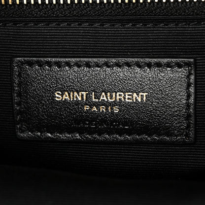 Saint Laurent Lambskin Matelasse Monogram Joe Backpack Black 6 of 10