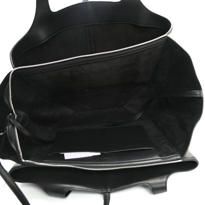 Celine Smooth Calfskin Small Tri-Fold Shoulder Bag Black 5 of 10