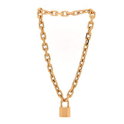 Louis Vuitton LV Edge Necklace Cadenas Gold 1 of 5
