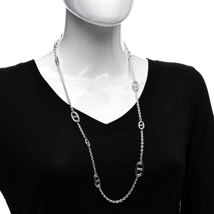 Hermes Sterling Silver Farandole Necklace 80 2 of 5