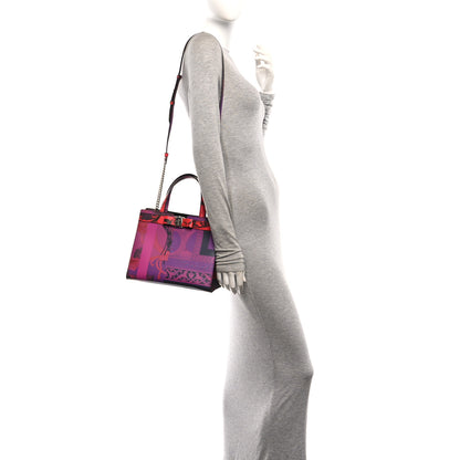 Salvatore Ferragamo Printed Calfskin Vara Bow Top Handle Tote Multicolor 2 of 9