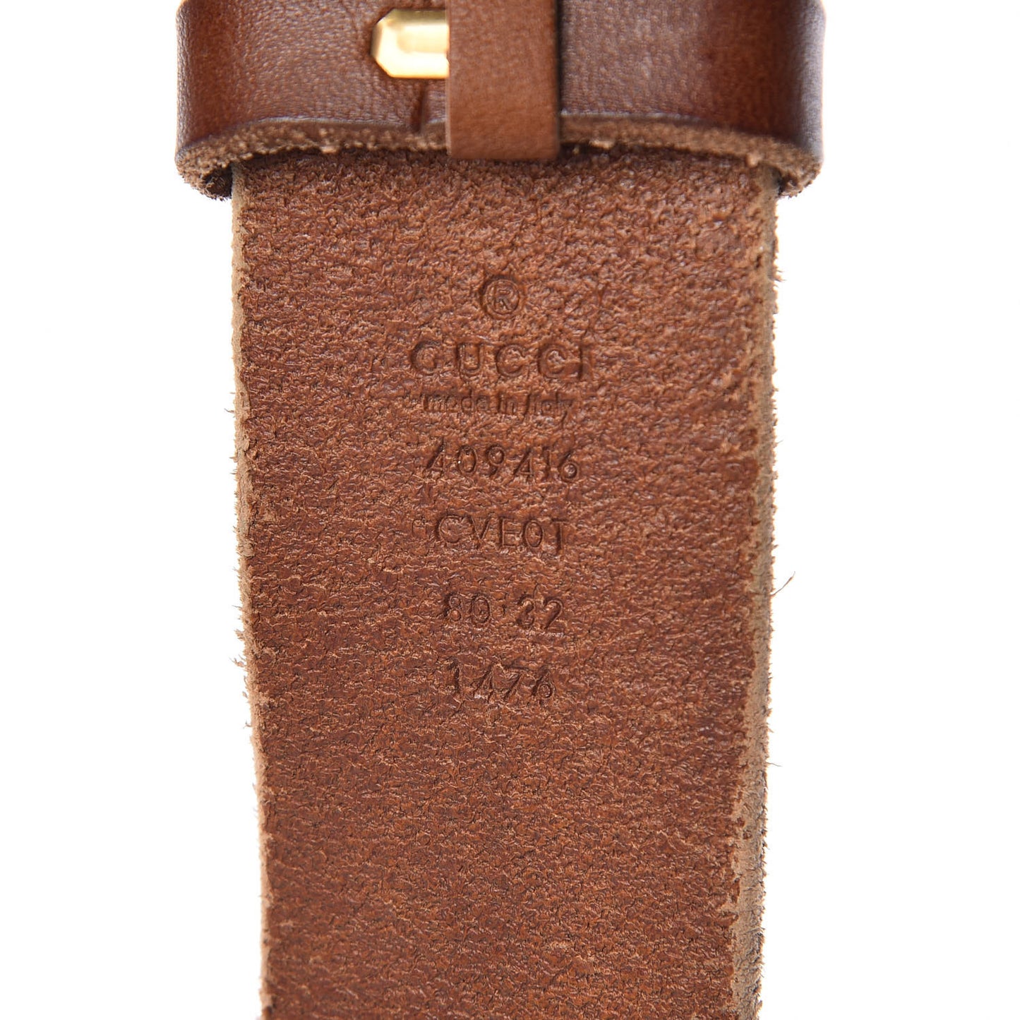 Faded Calfskin Double G 40mm Belt 80 32 Cuir