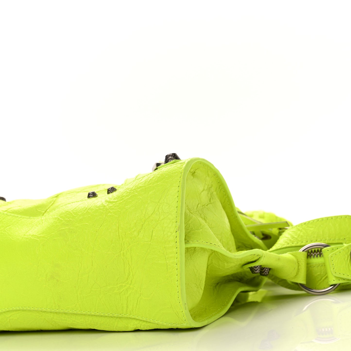 Agneau Arena Neo Cagole Handbag XS Fluo Yellow