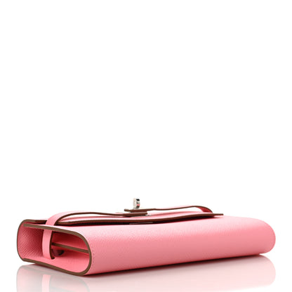 Hermes Epsom Kelly Wallet To Go Rose Confetti 4 of 8