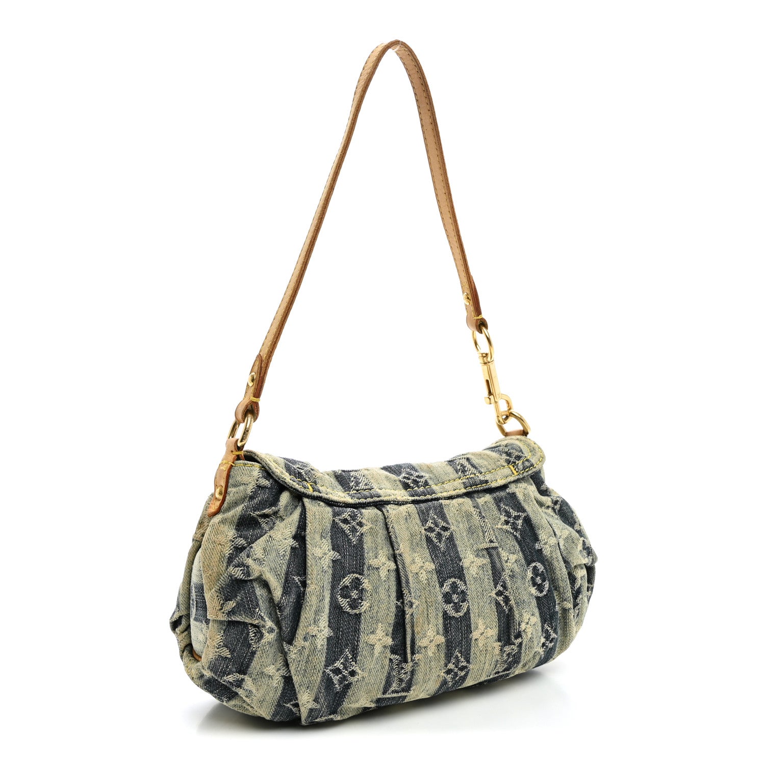 Louis Vuitton Denim Raye Mini Pleaty 3 of 9