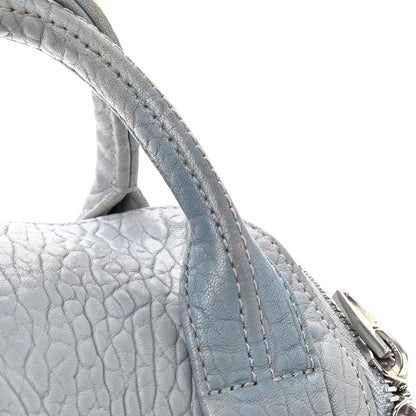 Alexander Wang Pebbled Lambskin Mini Rockie Carbon Rodhium Hardware 9 of 17