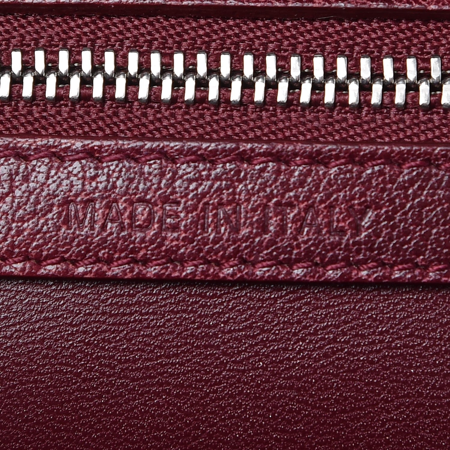 Christian Dior Calfskin Medium Diorama Flap Bag Burgundy 7 of 14