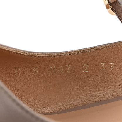 Valentino Garavani Calfskin Nappa Rockstud Ankle Strap 100mm Pumps 37 Poudre 9 of 11