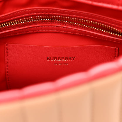 Burberry Lambskin Quilted Lola Small Satchel Cool Beige 6 of 12