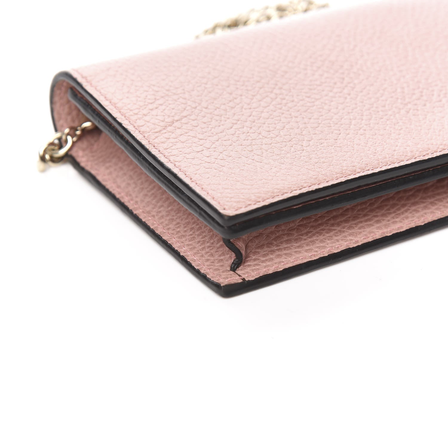 Gucci Dollar Calfskin Medium Betty Chain Wallet Soft Pink 9 of 12
