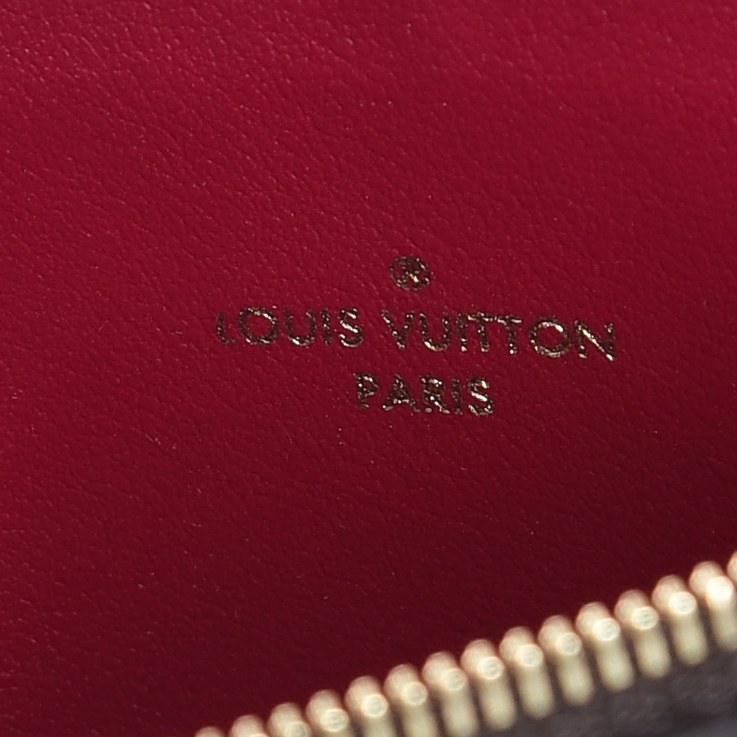 Louis Vuitton Monogram Pochette Felicie Chain Wallet Fuchsia 11 of 13