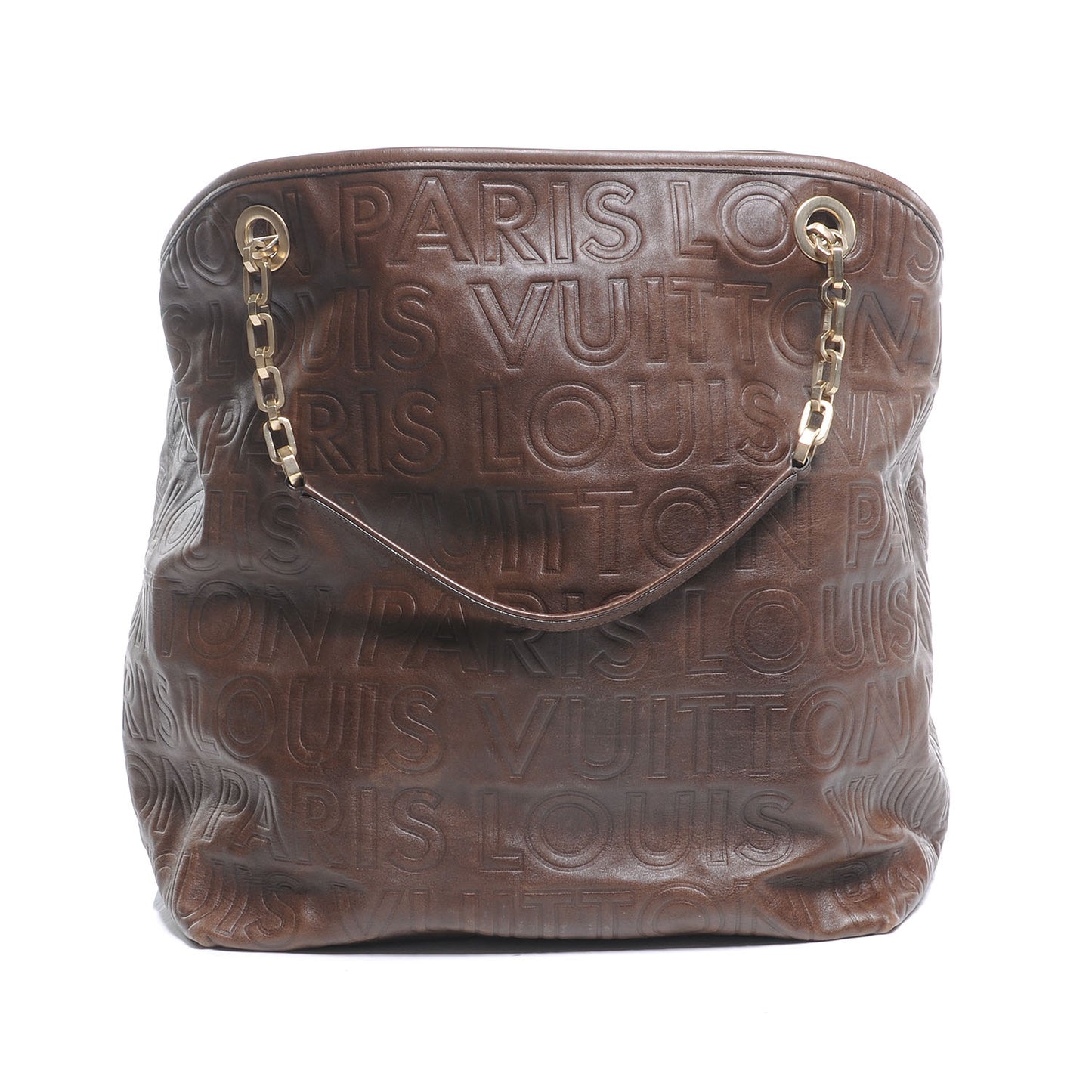 Monogram Paris Souple Whisper GM Chocolate