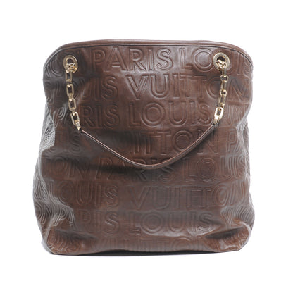 Louis Vuitton Monogram Paris Souple Whisper GM Chocolate 3 of 7
