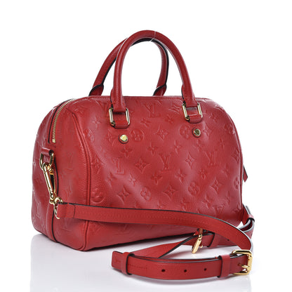 Louis Vuitton Empreinte Speedy Bandouliere 25 Cherry 3 of 8