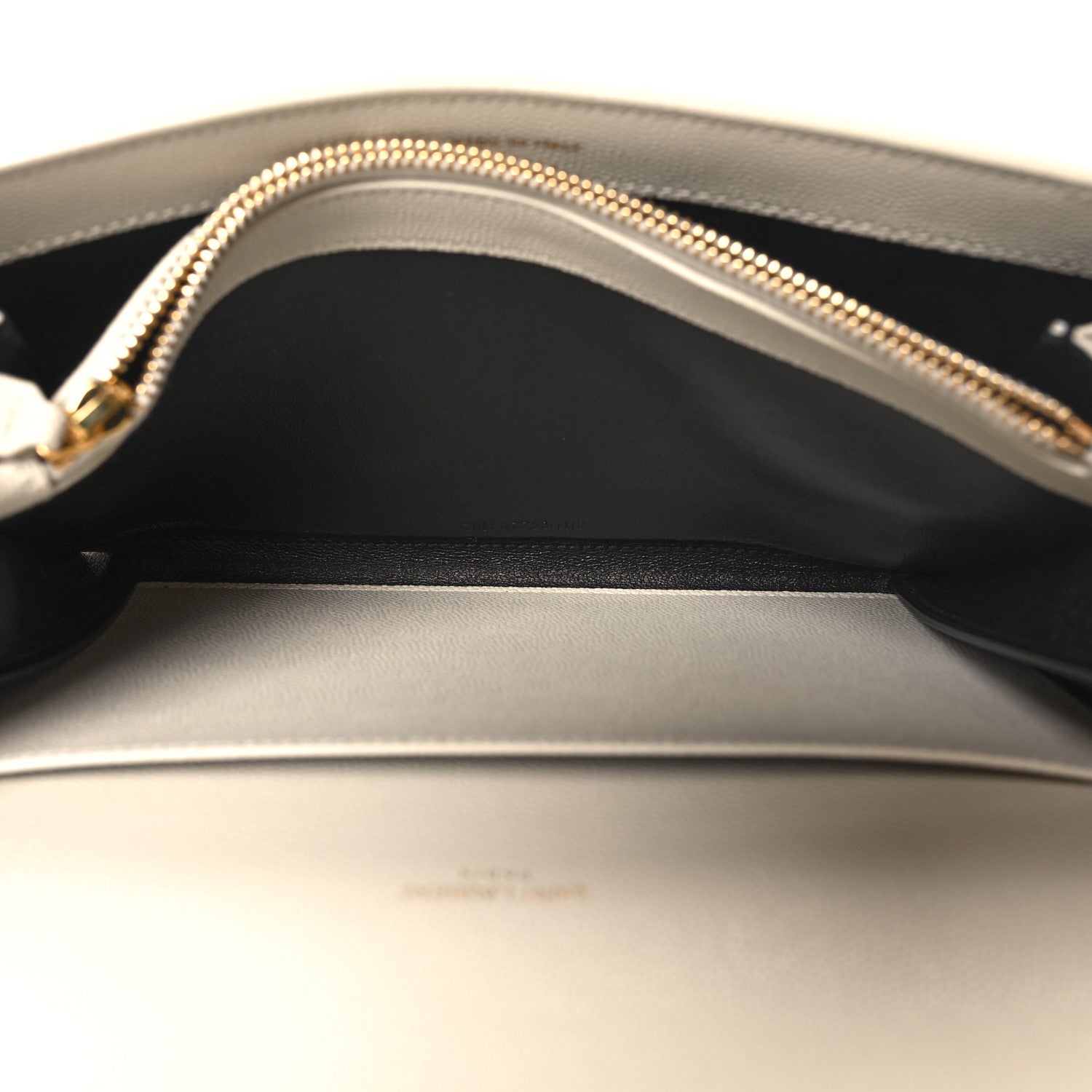 Saint Laurent Grain de Poudre Mini Uptown Crossbody Bag Blanc Vintage 6 of 12