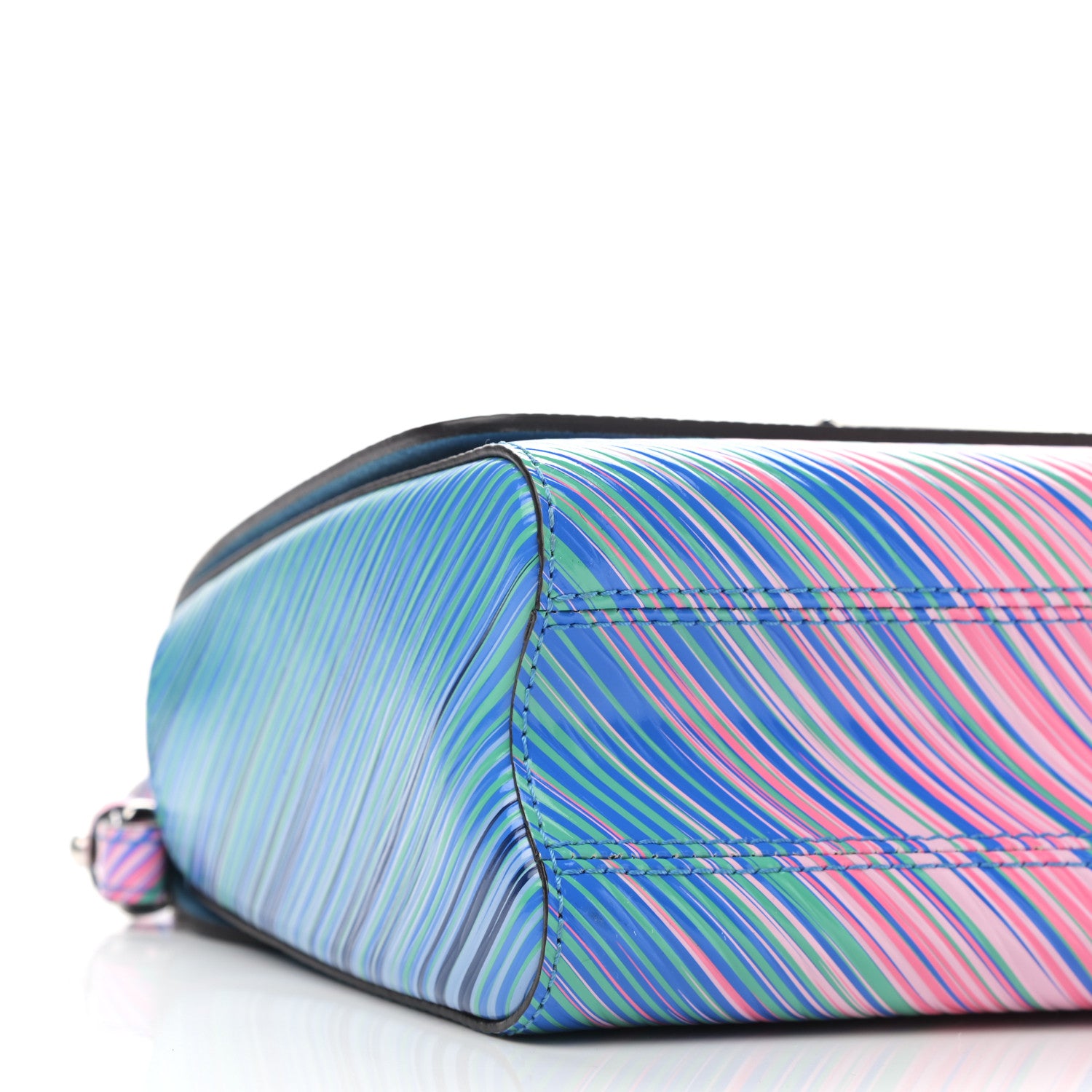 Louis Vuitton Epi Tropical Twist Shoulder Bag MM Blue Rose 7 of 8